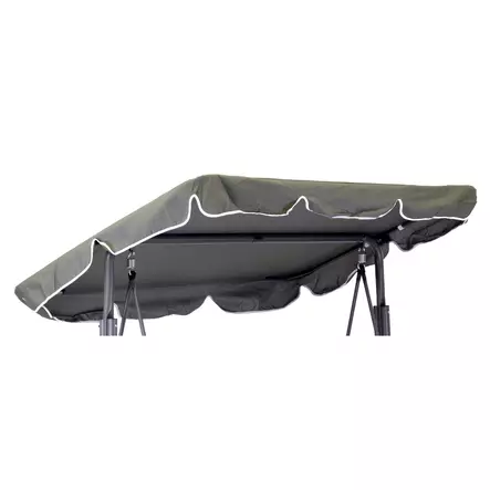 Keinun varakatto 170cm Harmaa - Trädgårdsgungor och hängstolar - 6438168111704 - 1
