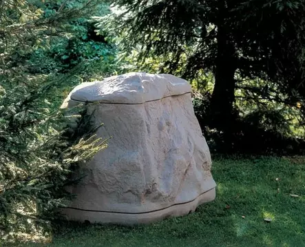 Maisemakompostori Kivi Biolan harmaa maastoutuu - Kompostorer och tillbehör - 6411960057326 - 2