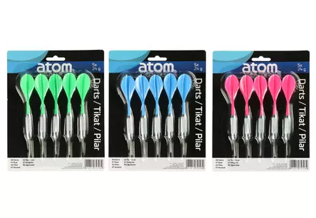 Laatutikat 5kpl 24g r Atom Sports - Utomhusspel - 6410412757289 - 1