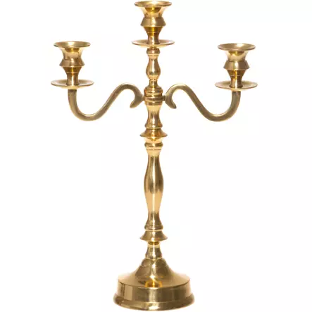 Kynttilänjalka Aatto kulta 3-haarainen - Ljus och lyktor - 6410416279329 - 1
